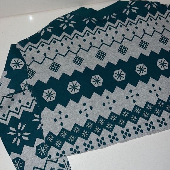 Colise Womens Sweater Cropped Fleece Print Size Small NWT - Picture 5 of 6